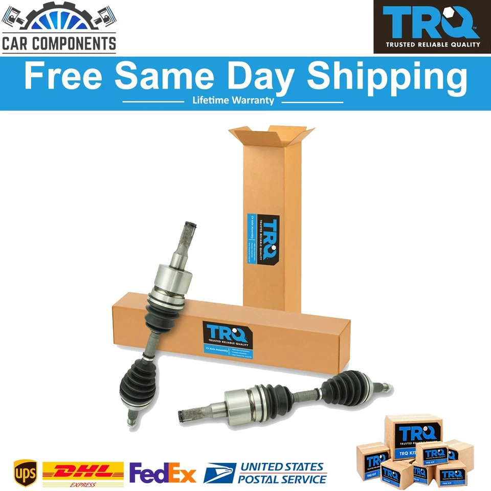 G1N TRQ  Front CV Axle Shaft Assembly LH RH Set For 20062010 Hummer H3 H3T - Image 1 of 4