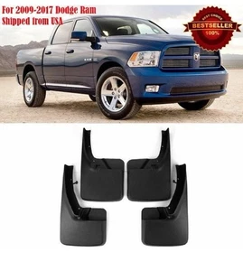 NUEVO 4 piezas guardabarros delanteros traseros para Dodge Ram 1500 2500 3500 09-18 - Imagen 1 de 5