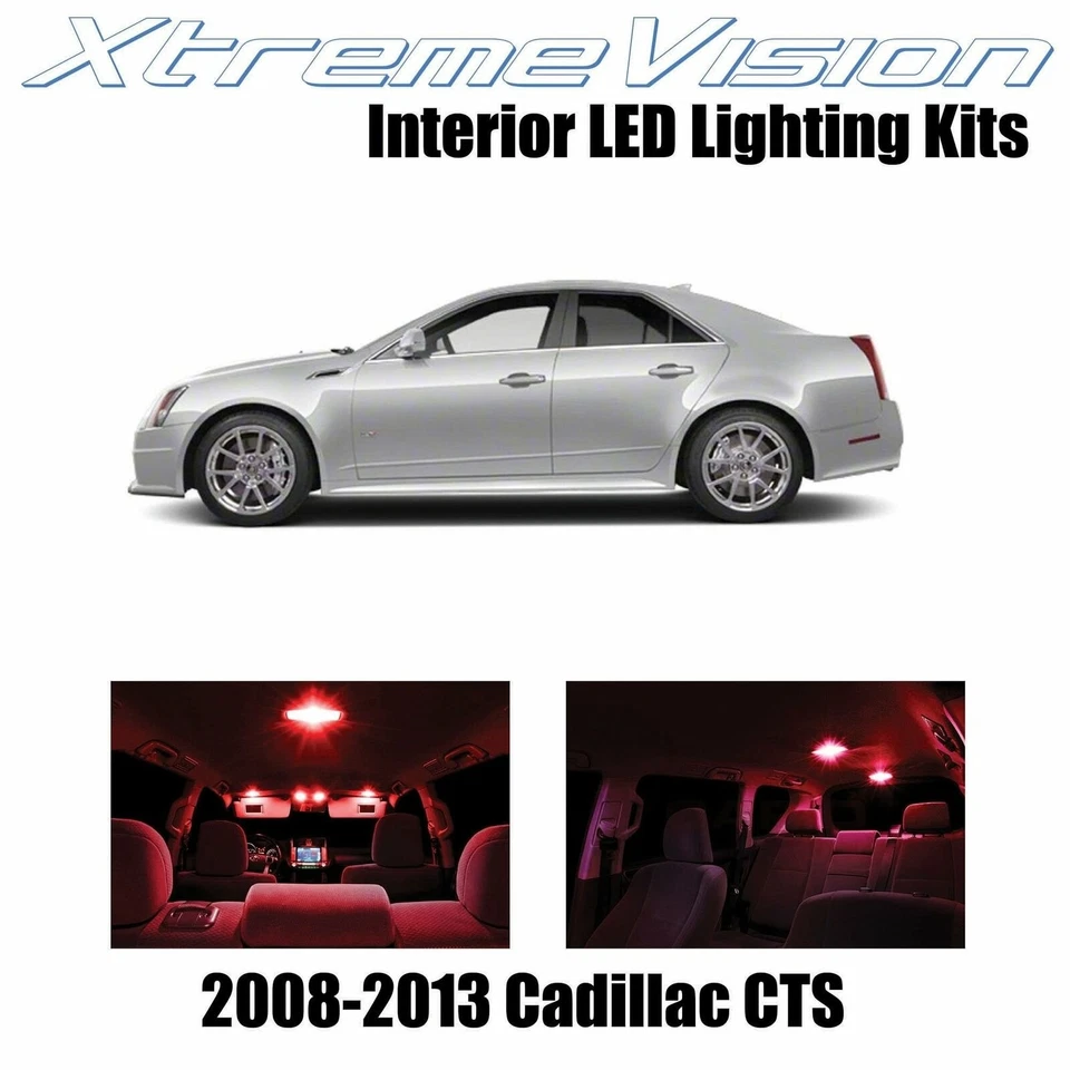 LED interior XtremeVision para Cadillac CTS 2008-2013 (16 PIEZAS) rojo Foto 1 de 4