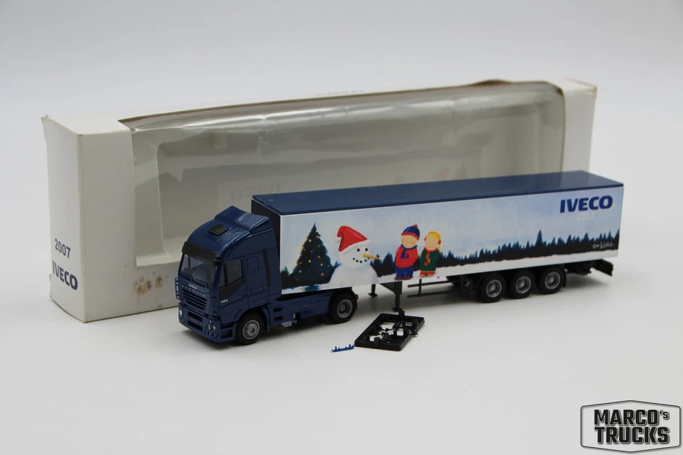 AWM Iveco Stralis 480 Semitrailer „Iveco 2007“ Weihnachten 1:87 /AW2612 - Image 1 of 1