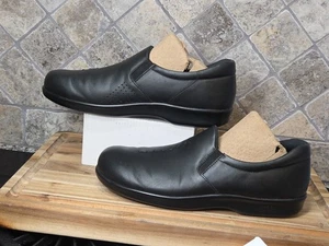 SAS Viva Damen-Slipper bequem Wanderschuh Halbschuh schwarz Leder Gr. 10 schmal N - Bild 1 von 13