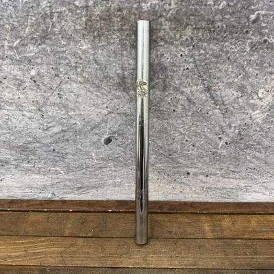 Tija de sillín BMX Dyno Drain Pipe de colección 22,2 mm cromo pulido Old School años 90 Foto 1 de 4