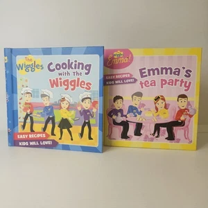 Cooking with The Wiggles & Emma's Tea Party Books Kids Cookbook FREE POSTAGE - Picture 1 of 10