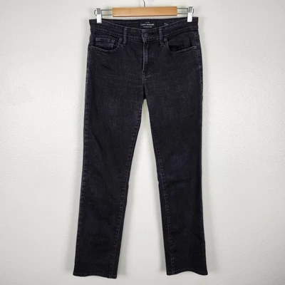 Pantalones de mezclilla para mujer Lucky Brand talla 6/28 dulce recto negro mezcla de algodón Foto 1 de 4