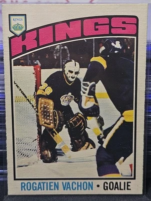 76-77 O-Pee-Chee Rogie Vachon 🚨🚨🚨  Los Angeles Kings  - Image 1 of 4