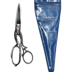 Saladmaster Shears Stainless Steel Scissors USA In Original Plastic Case - Picture 1 of 6