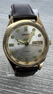 vintage Seiko 5 automatic watch 6309-5820 - Image 1 of 4