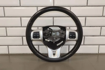 Volante de couro 11-13 Dodge Challenger R/T ardósia escura DV - Imagem 1 de 4