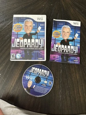Nintendo Wii Game Jeopardy CIB Complete In Box  - Image 1 of 4