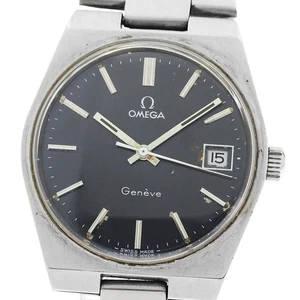 OMEGA Geneve 136.0050 Date cal.613 black Dial Hand Winding Men's Watch_921320 - Picture 1 of 10