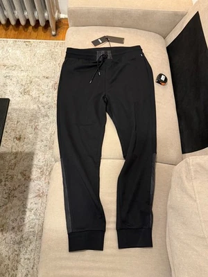 Pantalones de chándal Hugo Boss Lamont $178 talla grande negros Foto 1 de 4