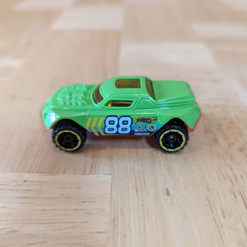 Coche de carreras Mattel Hot Wheels AcceleRacers 2002 verde lima Dale Jarrett #88 RD-08 Foto 1 de 4