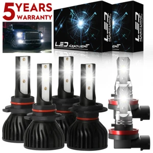 For Subaru Outback Wagon 4-Door 2010-2014 White LED Headlight Fog Light Bulb P4C - Picture 1 of 18