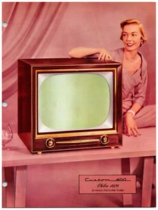 1950's Mid Century Philco 500 Picture Tube Television Advertising Spec Pinup B4 - Picture 1 of 2