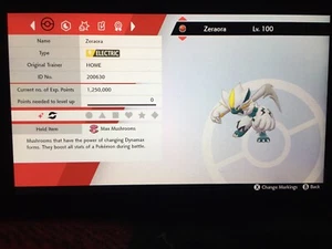 ✨SHINY ZERAORA✨ ONE MILLION RAID EVENT - POKEMON SWORD AND SHIELD LEGIT LEGAL!! - Afbeelding 1 van 7