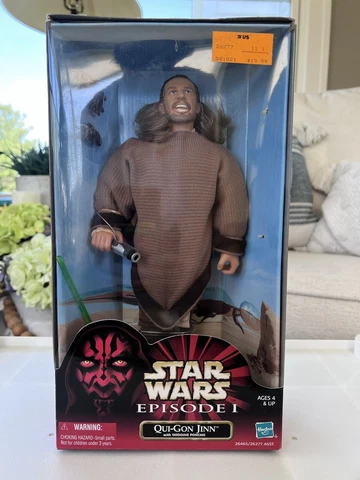 Qui-Gon Jinn 1999 12" Episode 1 STAR WARS Collector Series 1/6 Scale MIB #2 Cover