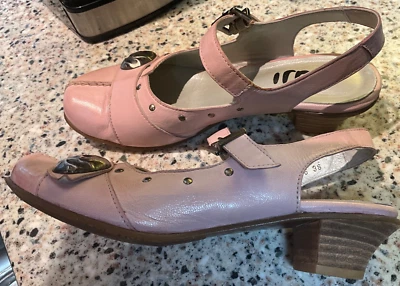 ZAPATOS FIDJI ROSA MUJER TALLA 38/7.5 DETALLE BOTÓN MARY JANE PLANOS NUEVOS Foto 1 de 4