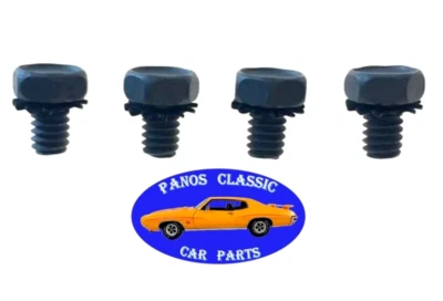 65-70 Ford Mustang Wheel Cylinder Brake Caliper Shield 1/4-20" Bolts 4pcs 223 - Image 1 of 4