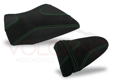 Capa de assento FIT KAWASAKI Z750 Z1000 2003-2006 design vulcão VERDE A antiderrapante - Imagem 1 de 4