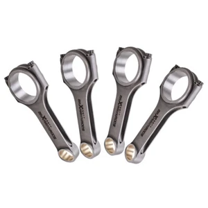 Forged 4340 EN24 Connecting Rods ARP Bolts for VW 1.9 TDI PD130 PD150 144/53.7mm - Picture 1 of 8