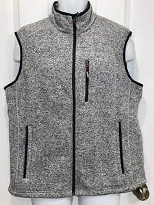 ORVIS Men’s Size Large Zip Up Sweater Vest Fleece Lined - Picture 1 of 13