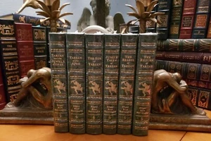 Tarzan of The Apes 6 Book Set Edgar Rice Burroughs Easton Press SEALED - Picture 1 of 5
