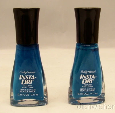 Sally Hansen 230 Revobluetion INSTA-DRI Gruppe Von 2 Nagellacken 8,8 Ml Neu - Bild 1 von 4