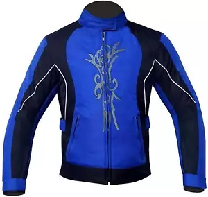 Warrior Gears Women's Graphic Embroidery 600D Cordura Textile Motorcycle Jacket - Picture 1 of 5