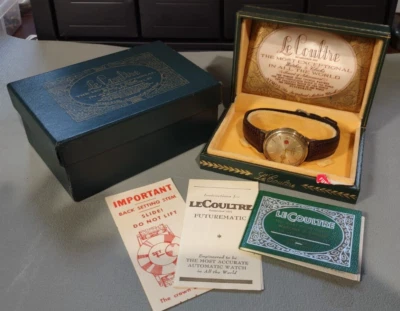 NUEVO STOCK ANTIGUO OJO DE BUEY LECOULTRE FUTUREMATIC CAL 817 GF Foto 1 de 4