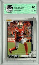 Trey Lance 2021 Panini Instant #39 1st Rush TD 1/426 Rookie Card PGI 10
