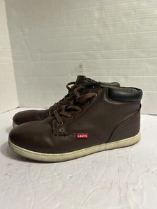 LEVI'S Daryl Tecate Brown Hi Top Shoes 537899-27H- Kids Size 6.5 - Picture 1 of 10