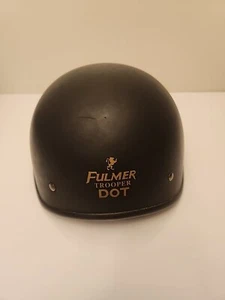 Arthur Fulmer AF-10 motorcycle helmet Black Adult With Visor Pretection Sheild - Picture 1 of 4