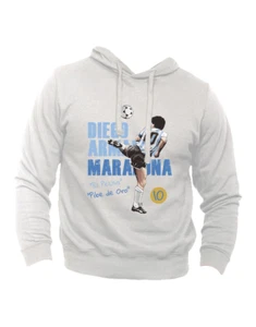 Diego Armando Maradona Sweatshirt ohne Tasche Fußball Neapel Argentinien Legende Pibe - Bild 1 von 4