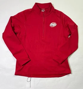 Levelwear Sweatshirt Men's XL Red Quarter Zip Fleece Hershey KitKat Mock Neck - Picture 1 of 4