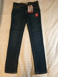 Levi's Jeans Girls 10 Regular 710 Super Skinny Blue Flex Stretch Denim A2 - Picture 1 of 3