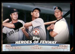 2001 Topps Combos Heroes of Fenway (Carl Yastrzemski/Ted Williams/Nomar - Picture 1 of 2