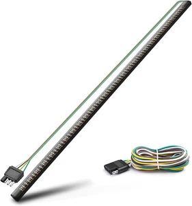 Barra De Luz LED De 60 Pulgadas De Doble Fila De Puerta Trasera Para Vehículo RV - Picture 1 of 7