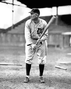 Detroit Tigers TY COBB Glossy 16x20 Photo Baseball Print Vintage Poster - Picture 1 of 1