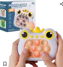 Pop Fidget Sensory Toys Handheld Game Fast Push  Bubble Light