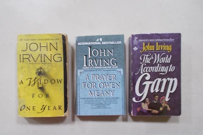3 JOHN IRVING # PB A WIDOW FOR ONE YEAR OWEN MEANY ACCORDING TO GARP - Image 1 of 3