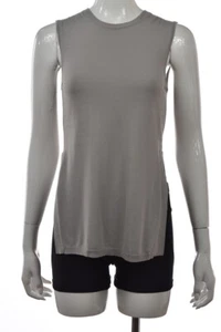 Wilfred Womens Sweater Size XXS Gray Solid Crew Neck Rayon Sleeveless Top - Picture 1 of 5