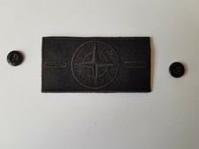 STONE ISLAND GHOST BADGE BLACK !!! SUPER OFFER !!! NEW GOOD CASUAL PATCH TOPPA