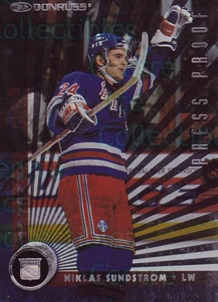 1997-98 Donruss Press Proofs Silver #178 Niklas Sundstrom - Image 1 of 1