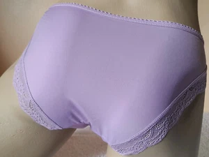 Super Ice Glass Smooth 4 Way Silky Stretch Lilac Mini Knickers  6 XS   32 - 38" - Picture 1 of 11