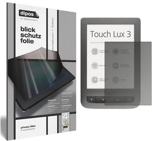 Screen Protector for Pocketbook Touch Lux 3 PB626 Protector Privacy Filter 4-Way - Picture 1 of 4