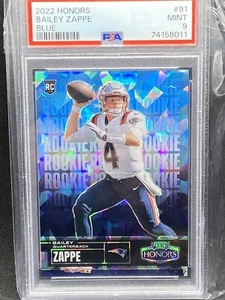 BAILEY ZAPPE 2022 PANINI HONORS ROOKIE RC BLUE 6/15 # 91 PSA 9 - Picture 1 of 2