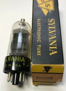 (1) Sylvania made in USA NOS 25BQ6GT in box beam power output tube - Picture 1 of 2