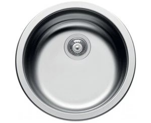 LAVELLO TONDO 1 VASCA IN ACCIAIO INOX MODELLO SKY ROUND 435 FORMA TONDA - Foto 1 di 1