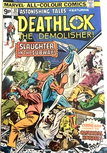 ASTONISHING TALES FEATURING DEATHLOCK. NUMBER 32. VINTAGE NOVEMBER 1975. FN+ - Picture 1 of 8