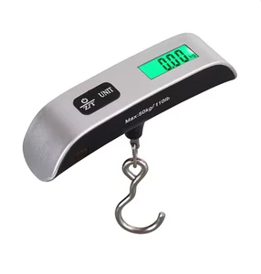 Digital LCD Display 110lb/50kg Electronic Luggage Hanging Suitcase Travel - Foto 1 di 1